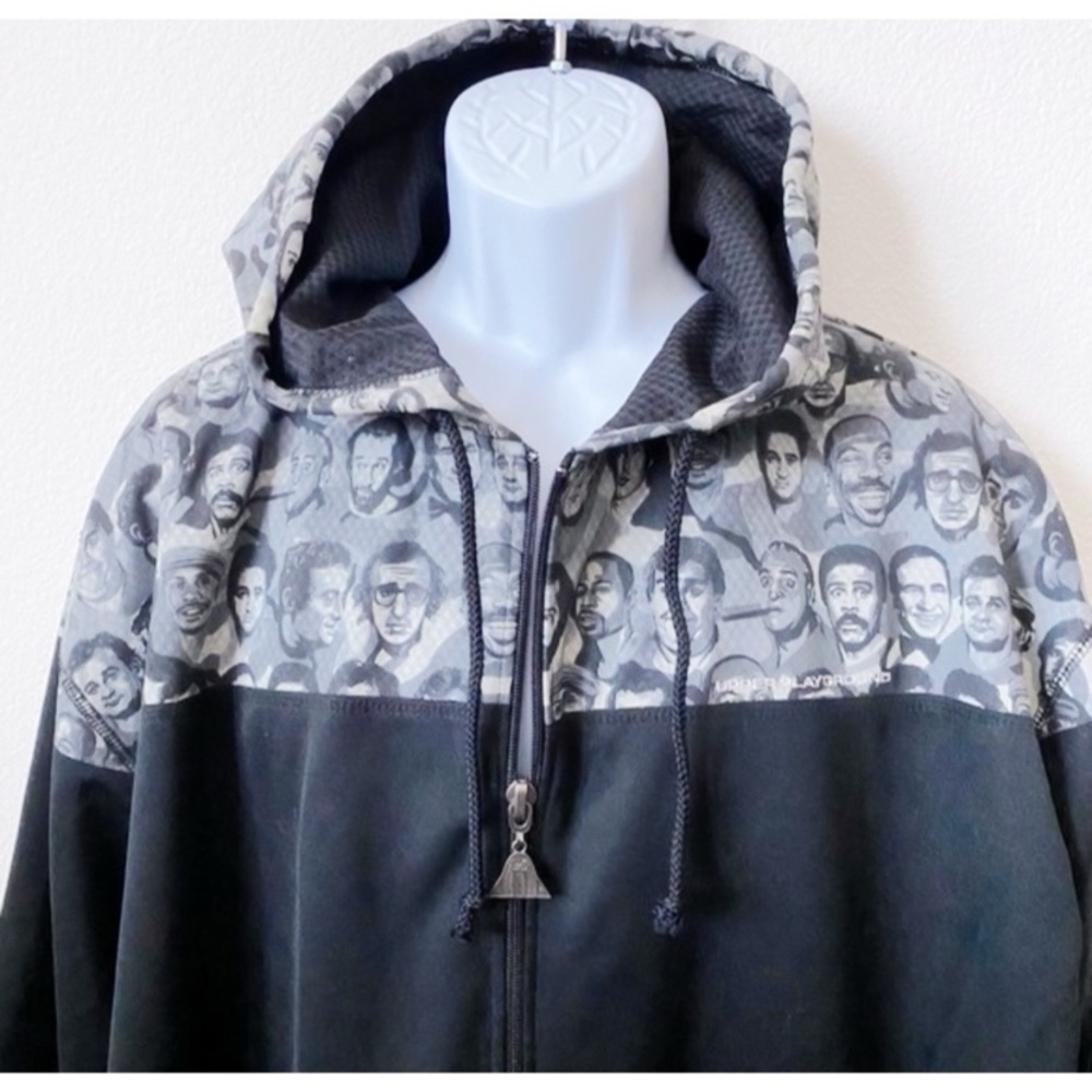 Vintage Comedy Upper Playground Hoodie Mens XXL Comedy Elites Dave Chapp…